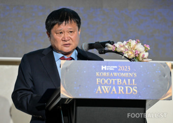 [포토] 한국여자축구연맹 오규상 회장의 환영사