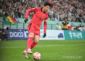 [전반 리뷰] '손흥민 선제골+폭풍 드리블' 한국, 태국에 1-0 리드