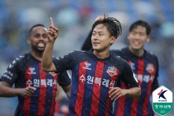 [케리뷰] '이승우 선제골'에 '조진혁·정한민 연속골'로 화답…강원, 수원FC에 2-1 역전승