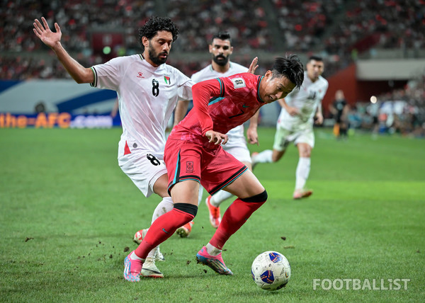 한국 축구 대표팀, 팔레스타인과의 경기 1-1 무승부 기록 - 손흥민의 골로 동점 완성