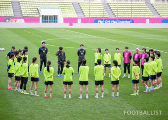 [포토] 여자축구 국가대표팀, 콜롬비아전 대비 공식훈련