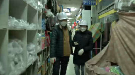 [취재썰] 광주붕괴사고 현장 옆, 난장판 된 상가 찾아가보니