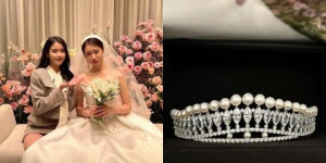 여왕처럼 살아 아이유, 지연 결혼에 진주 티아라 통 큰 선물
