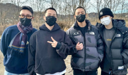 응원 감사… BTS 지민·정국, 슈가·제이홉 배웅 속 동반 입대[종합]
