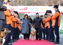 6년간 현장서 9명 찾아…구조견 아롱이의 아름다운 퇴장