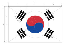 틀어진 태극 문양…쇼트트랙 시상식에 잘못 제작된 태극기 게양돼