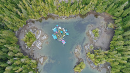 캐나다 바다 위에 만든 비밀의 화원  (KBS 고립낙원)