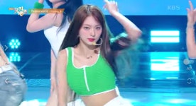 [뮤직뱅크] 프로미스나인, 청량 그 차제...‘슈퍼소닉’으로 1위 등극