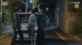 [다리미 패밀리] 세탁소 차를 가로막고 최태준과 싸우는 김정현 “한수 배워 나한테”