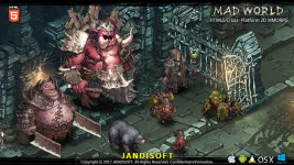대규모 MMORPG가 HTML5로! 잔디소프트 2D MMO ‘매드월드’