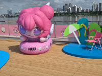 [포토] 초거대 도로롱, 그리고 도로시가 한강에 상륙하다