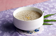 Korean recipes: Sikhye, Maejakgwa (식혜, 매작과)