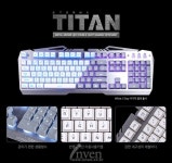 [뉴스] 제닉스, 7컬러 LED 게이밍 키보드 STORMX TITAN 3일 출시
