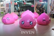 [포토] 포링들이 한가득! 라그나로크 모바일 심동 부스 풍경기