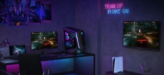 [리뷰] 4K, 퀀텀닷 디스플레이로 또렷하게! 기가바이트 어로스 FV43U 모니터