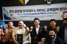 젠지 글로벌 아카데미, 인도네시아 IMPAC과 교육 협약