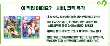 [우마무스메:프리티 더비] 역대급 복각 벨류! 슈퍼 크릭&시비 그리고 나카야마 페스타 픽업