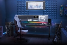 화려한 RGB 속 깔끔한 게이밍 룸을 위해, 시크릿랩 매그너스 데스크