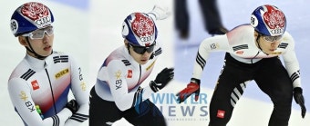 임효준.서이라.황대헌,4차 월드컵1000m 준준결승행