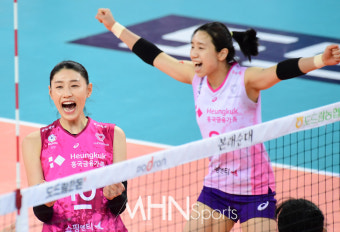 포효하는 김연경 '연패 끊는다'[포토]