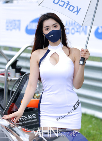 레이싱모델 남소라 '마스크는 필수'[포토]