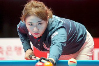 [PBA] '줄뱅크샷' 터뜨린 김민아, NH농협카드 4-0으로 SK렌터카 제압