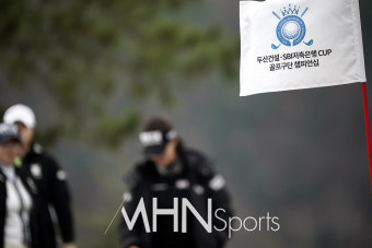 두산건설 SBI저축은행컵 골프구단 챔피언십 '15번홀 선수 전경'[포토]