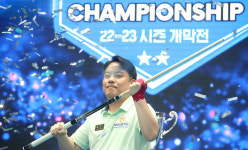쿠드롱 천하? 조재호, 한국당구 자존심 살렸다 