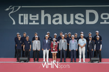 송가은 최상의 코스 만들어 준 서원밸리 직원과 함께[포토]