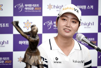 131번째 대회 만에 우승 축포 쏜 한진선 