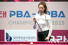 [Ms포토]김가영 당구의 전설, 32강 무난하게 통과한다