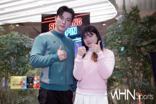 [Ms포토] 지투어 절대강자 한지민 레슨 후 브이
