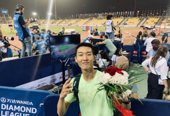 '2024 파리올림픽 금메달 도전!' 우상혁, 다이아몬드리그 2연패 시동