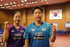 아쉽다! 한일전 패배…신유빈-임종훈, 세계탁구 혼복 메달 불발