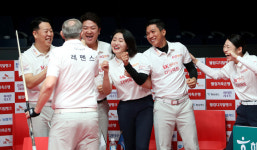 돌풍 에스와이 vs 2승 NH농협카드 vs 반등 SK렌터카...2R 우승 향방은 어디로