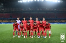 '정우영 해트트릭' 황선홍호, 조별 첫 경기서 쿠웨이트에 9-0 대승