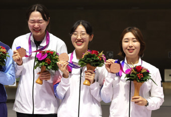 [2022항저우] 한국 사격, 3종목 연달아 입상...女테니스 13년만에 메달 낭보 (종합)