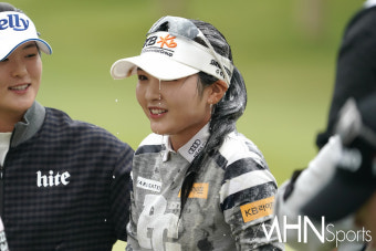 [Ms포토] 이예원 '기대하던 메이저 우승 차지하며 기쁨 만끽'