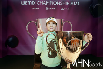 [Ms포토] 이예원 '위믹스 챔피언십 2023 초대 챔피언'