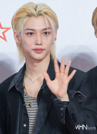 [Ms포토] 스트레이 키즈 필릭스 '금발의 미남'