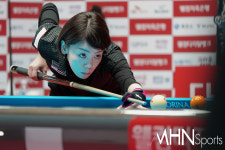 [mhn포토] 고바야시 한국 당구 어렵다 어려워