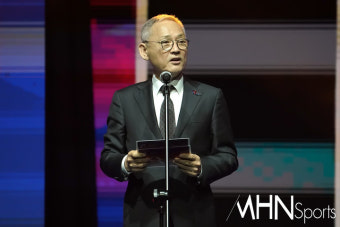 [mhn포토] 유인촌 장관 '부산세계탁구선수권대회 개회식 선언'