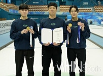 전북도청 컬링팀 강보배-문성원, 동계체전 믹스더블 금메달 획득