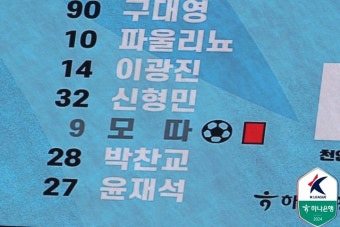 [공식] '팔꿈치 가격' 강원FC 강투지, 2경기 출전정지 사후징계...천안 모따는 감면