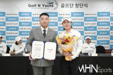 [mhn포토] 최서영 '스폰서 골프 앤 요트와 함께 시즌 시작'