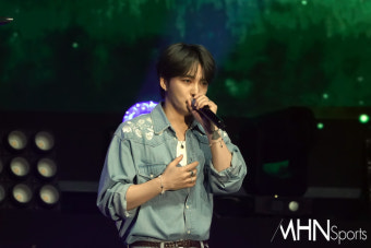 [mhn포토] 김재중, 데뷔 20주년 맞아 그린 콘서트 20회 재능기부