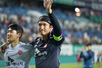 '유효슈팅 5개 선방' 제주 GK 김동준, 15라운드 MVP...'이승우-강상윤 연속골' 수원FC 베스트팀