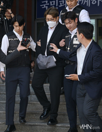 [mhn포토] 구치소로 이감되는 김호중