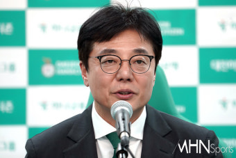 [mhn포토] 대전 황선홍 감독 취임, 얼굴에서 본 자신감