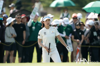 [mhn포토] 박민지, 단일 대회 4연패 우승 준비하며